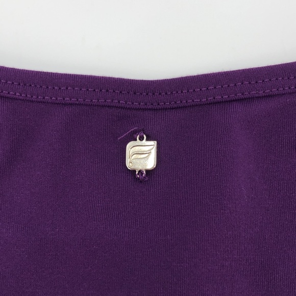 Fabletics Purple Angeline Top W/ Cutout Sleeves SM - Picture 7 of 8